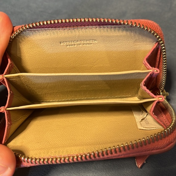 Bottega Veneta Intrecciato Weave Leather Zip Coin Purse - Picture 4 of 5